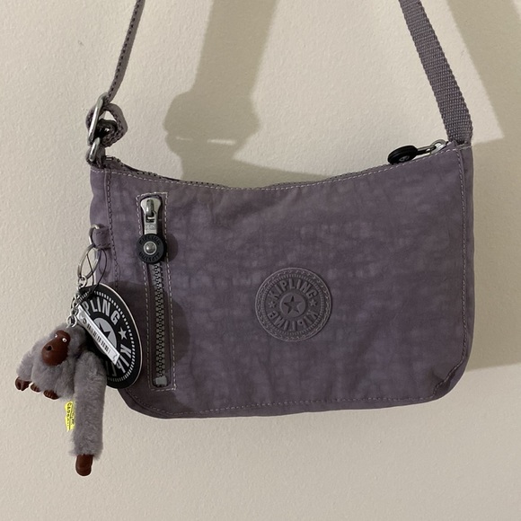 Kipling gray shoulder bag - Picture 2 of 3